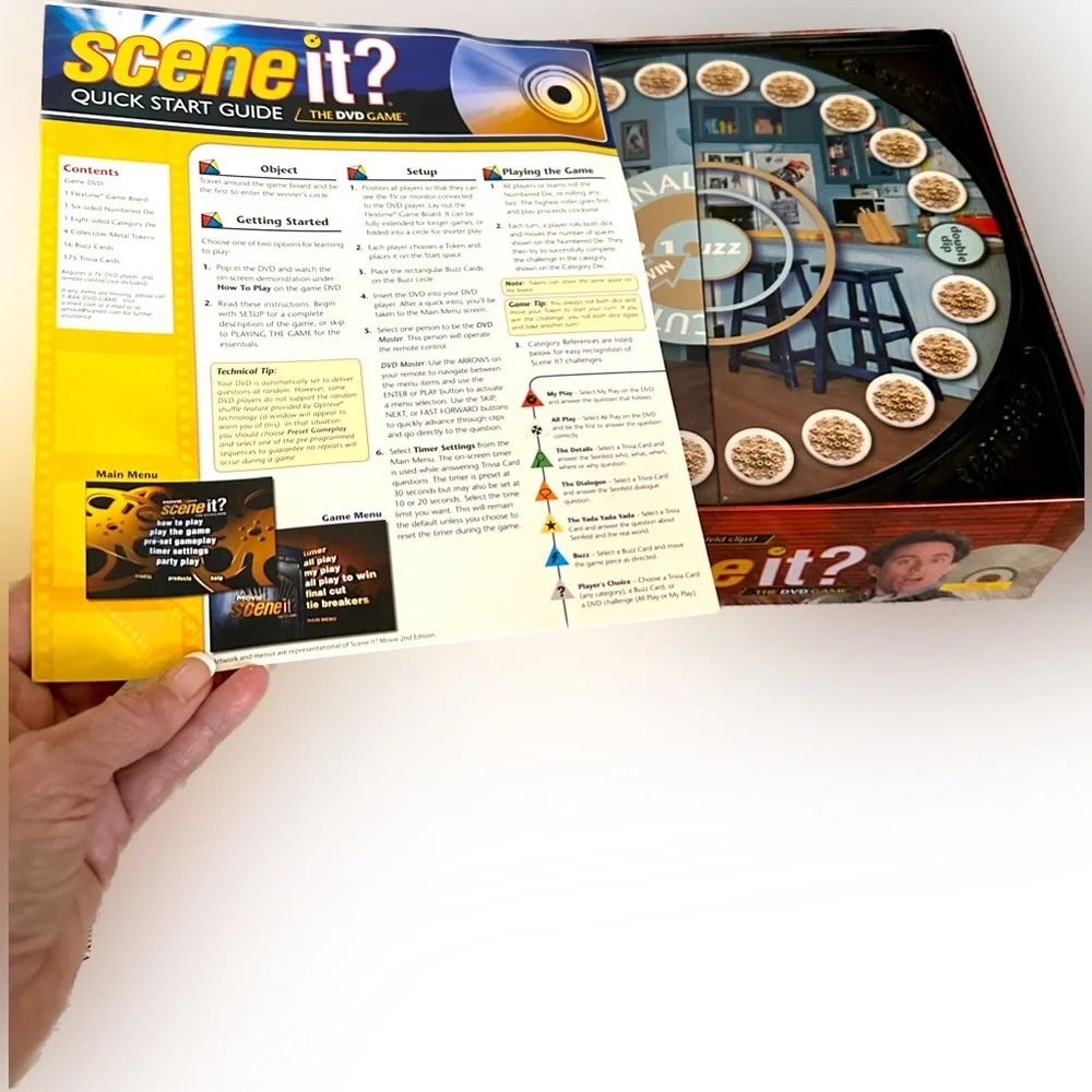Deluxe Seinfeld Scene It? DVD Game in commemorative tin George Elaine Kramer Fun